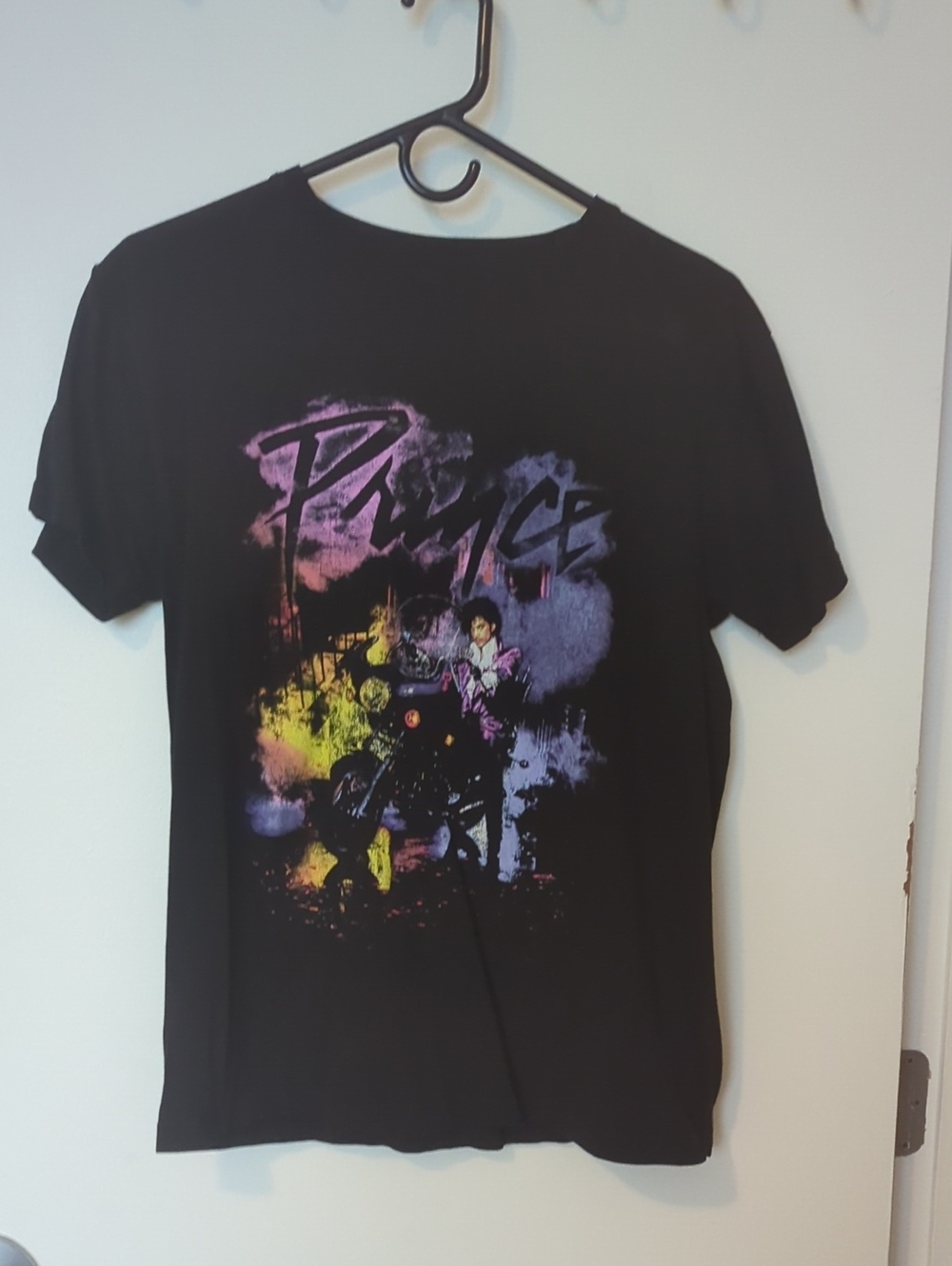 Prince Black T-Shirt with Logo